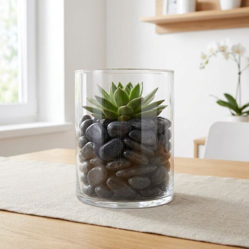 River pebbles black 20mm - 40mm 5kg | Floristik24.ie