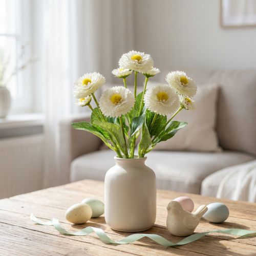 Bellisbund white 22cm 4pcs | Floristik24.ie