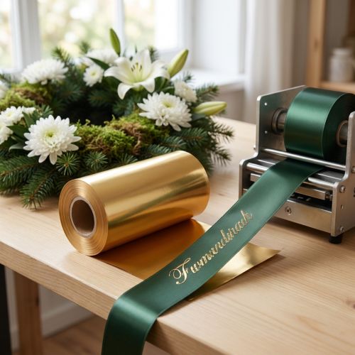 Product Gold embossing foil 175mm x 50m