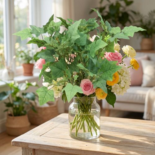 Bouquet of ivy artificial accessories binding green artificial plant H50cm | Floristik24.ie