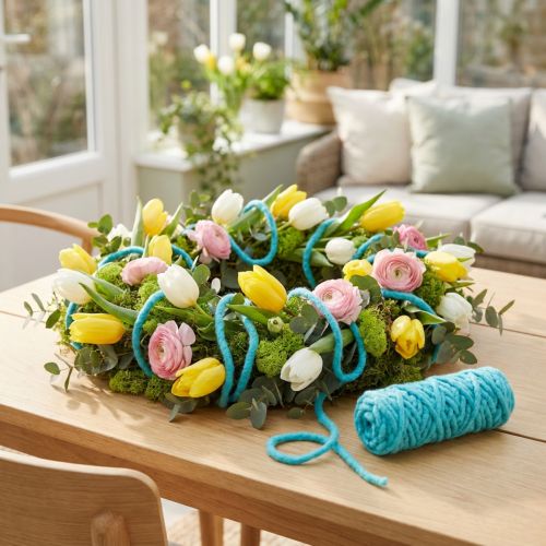 Felt cord fleece Mirabell 25m turquoise | Floristik24.ie