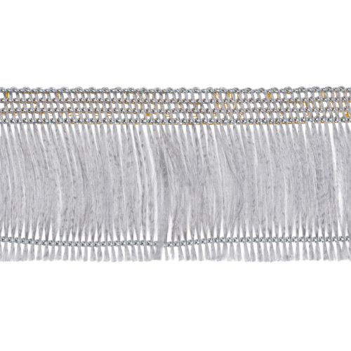 Silver self-adhesive fringe hair fringe tape 25m | Floristik24.ie