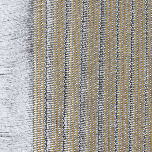 Silver self-adhesive fringe hair fringe tape 25m | Floristik24.ie