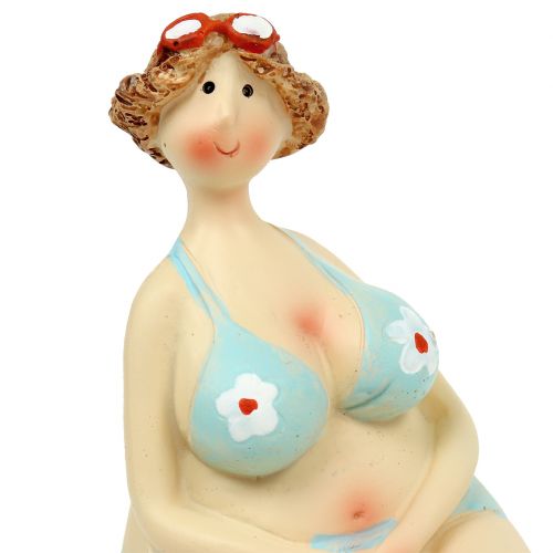 Floristik24 Women with bikini edge stool summer decoration 15cm 2pcs