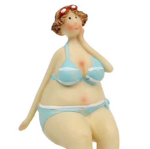 Floristik24 Women with bikini edge stool summer decoration 15cm 2pcs