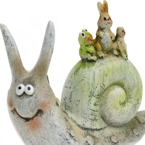 Floristik24 Friendly decorative snail with companions, spring, table decoration, domestic snail 2pcs