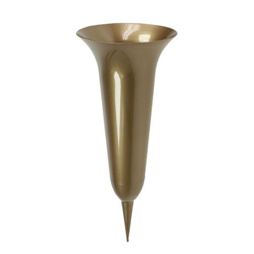 Floristik24 Grave vase gold 40cm