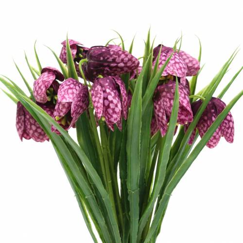 Product Chessboard flowers Fritillaria artificial purple 29cm 6pcs