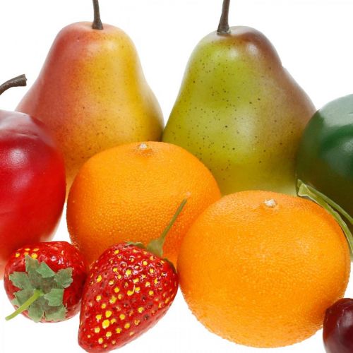 Floristik24 Deco fruits, artificial fruit mix L5–8.5cm