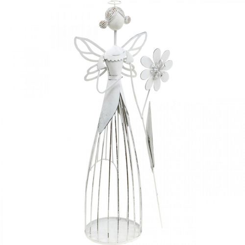 Floristik24 Spring decoration, flower fairy, metal lantern, blossom fairy with flower 34.5cm