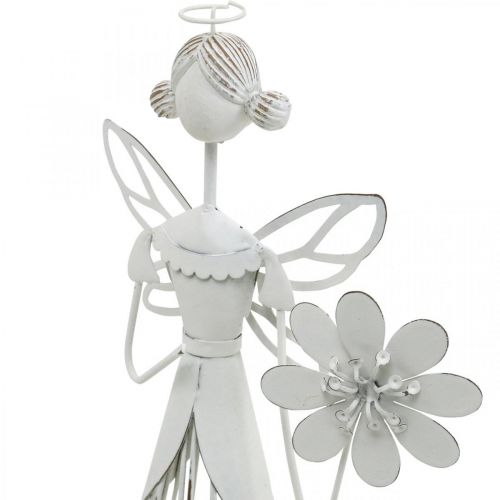 Product Spring decoration, flower fairy, metal lantern, blossom fairy with flower 34.5cm