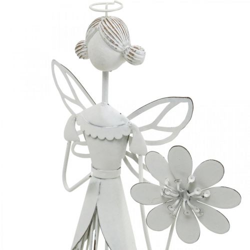 Floristik24 Spring decoration, flower fairy, metal lantern, blossom fairy with flower 34.5cm