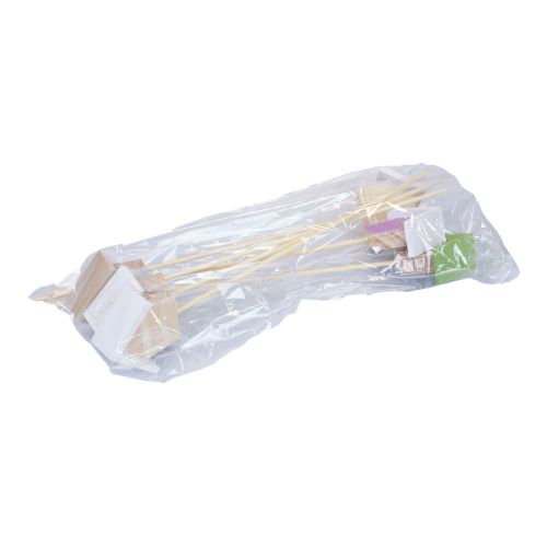 Floristik24 Spring decoration flower plug decorative birdhouse 6.5cm 6pcs