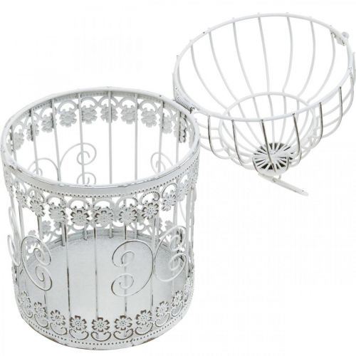 Floristik24 Spring decoration, birdcage for hanging, metal decoration, vintage, wedding decoration 28.5cm