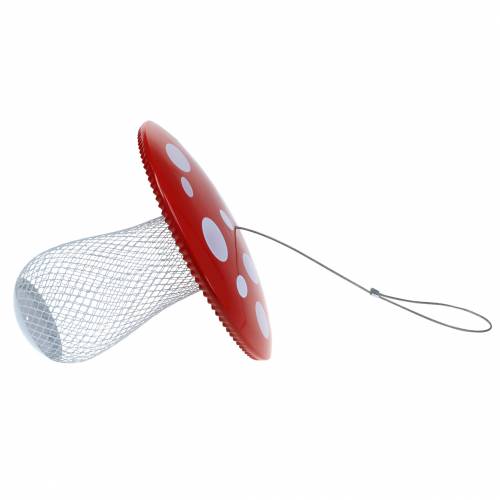 Floristik24 Feeding place toadstool for hanging metal Ø22cm H20cm