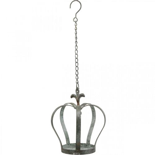 Floristik24 Decorative crown for hanging grate, metal feeding place Ø18.5cm