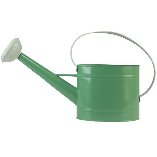 Product Decorative watering can light green metal planter 52.5×15×30cm