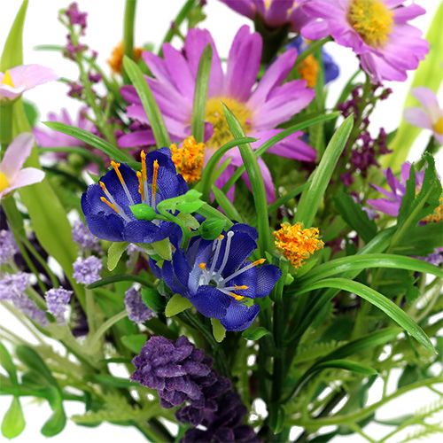 Floristik24 Daisy bouquet pink with lavender 24cm