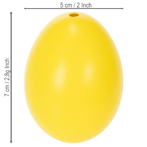 Product Easter egg decoration, real goose eggs for spring-like room decor, 7cm, 10 pieces