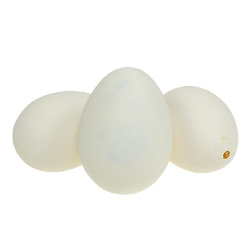 Floristik24 Goose eggs 8cm 10 pcs
