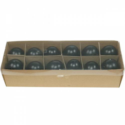 Product Goose Eggs Black Blown Eggs Easter Decoration Pack of 10