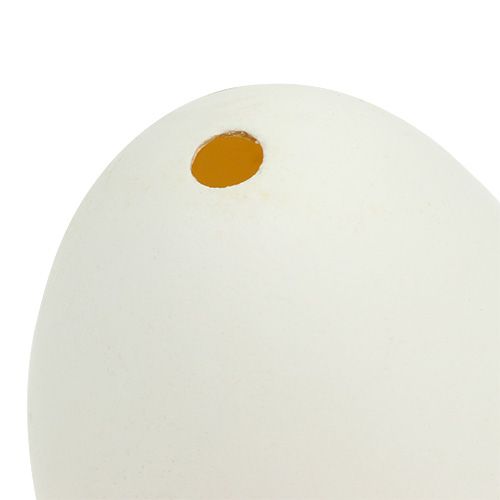 Floristik24 Goose eggs white 7cm 4pcs