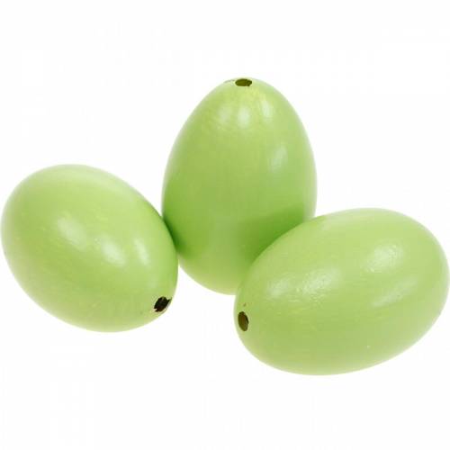 Floristik24 Goose eggs pastel green blown eggs Easter decoration 12 pcs