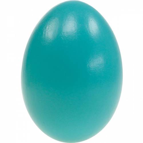 Floristik24 Goose eggs turquoise blown eggs Easter decoration 12 pcs