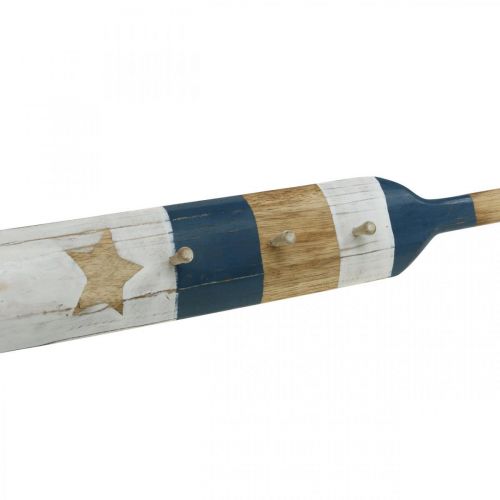 Floristik24 Wardrobe Wall Decoration Paddle Maritime Deco Wood Dark Blue 1m