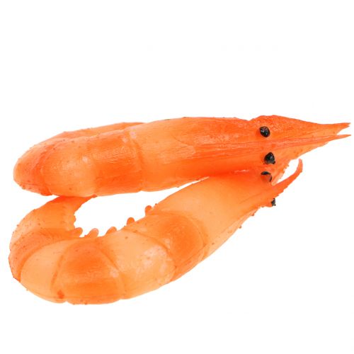 Floristik24 Artificial prawns 9cm 6pcs