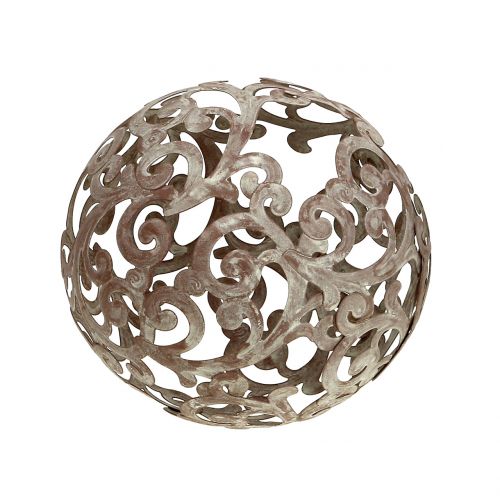 Floristik24 Garden decoration, metal ball grate Ø14cm