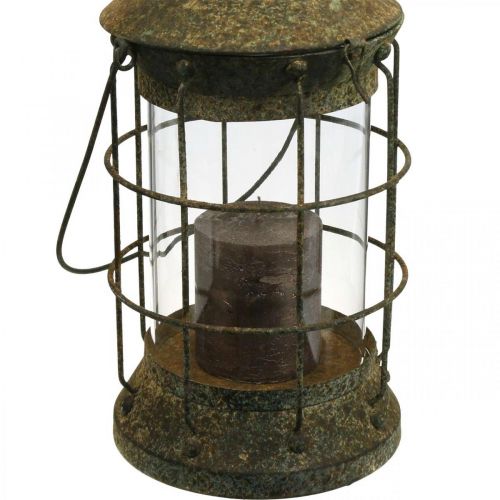 Floristik24 Garden decoration grate, garden lantern, metal lantern Ø17cm H33cm