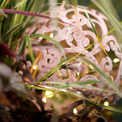 Floristik24 Garden decoration, metal ball grate Ø18.5cm