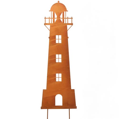 Floristik24 Garden decoration rust lighthouse maritime decoration metal 60cm