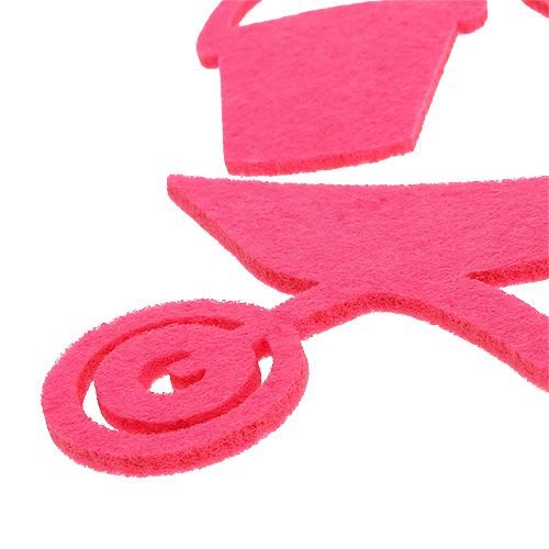 Product Garden tools felt pink 24 pcs