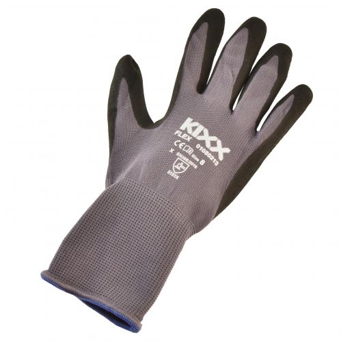 Floristik24 Gardening Gloves Size 8 EN 2121X Grey Black Blue Nylon