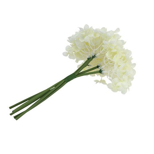 Floristik24 Hydrangea bunch artificial flowers white L27cm