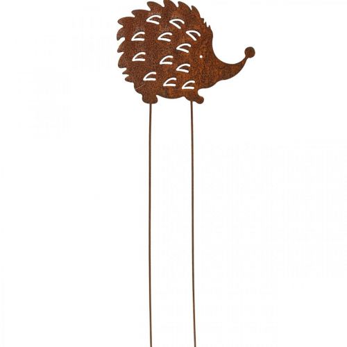 Product Garden stake hedgehog rust rust decoration bed stake 20cm