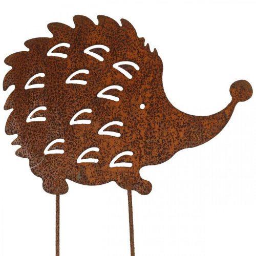Product Garden stake hedgehog rust rust decoration bed stake 20cm