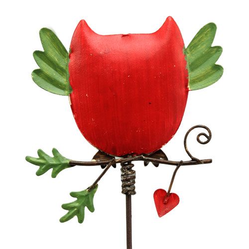 Floristik24 Garden plug metal owl assorted 57cm 2pcs