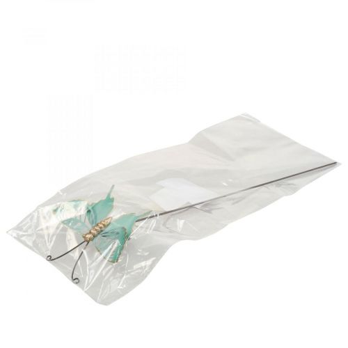 Floristik24 Garden stake metal butterfly turquoise gold 12×10/46cm