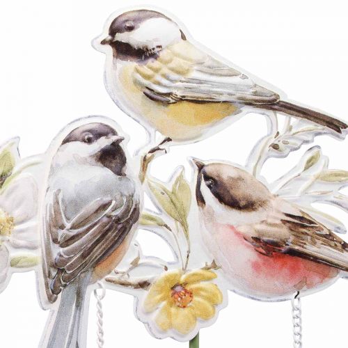 Floristik24 Garden stake metal birds, flower stake for the garden 84cm