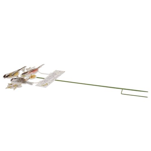 Floristik24 Garden stake metal birds, flower stake for the garden 84cm