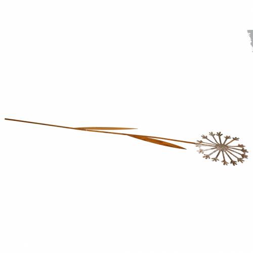 Floristik24 Garden plug Dandelion stainless steel metal Ø18 H88cm