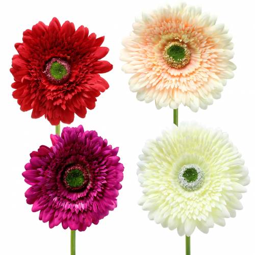 Product Artificial Gerbera Ø10cm L62cm Different colors