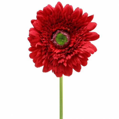 Artificial gerbera red 62cm 6pcs