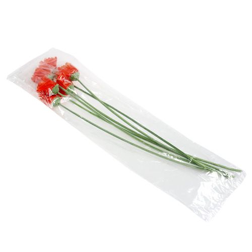 Floristik24 Gerbera Orange Ø10cm L55cm 6pcs