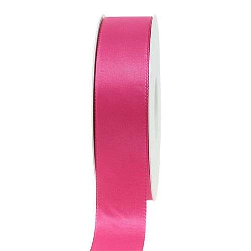 Floristik24 Gift and decoration ribbon 25mm x 50m pink