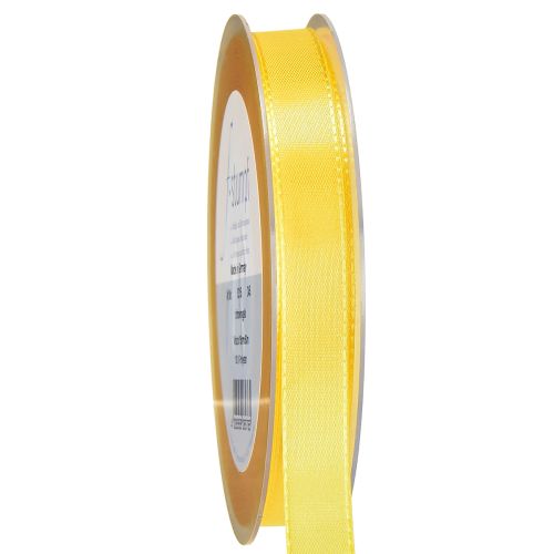 Gift and decoration ribbon 15mm x 50m yellow