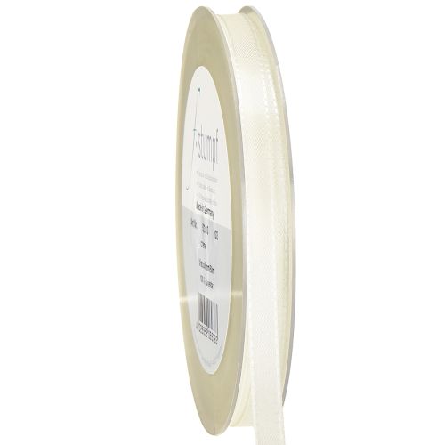 Gift and decoration ribbon cream 8mm 50m